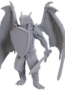 Dragonborn Of Bahamut D&D Unpainted Minis Wv25
