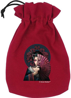 Anne Stokes Dice Pouch Geisha Skull (EN)
