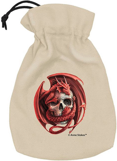 Anne Stokes Dice Pouch Skull Embrace (EN)
