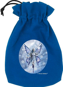 Anne Stokes Dice Pouch Snow Fairy (EN)