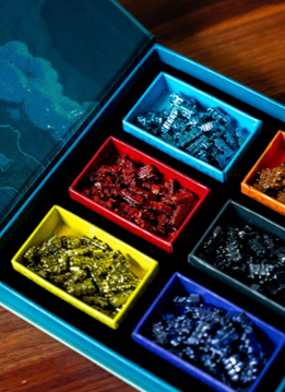 180 finely crafted metal trains in 6 colors IRON RAIL