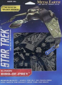Klingon Bird-of-prey Metal earth ST