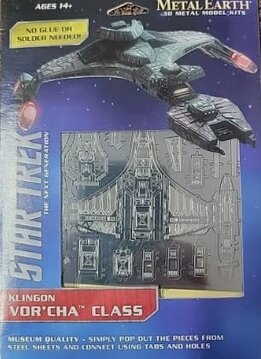 Klingon Vor'Cha  Class Metal earth ST
