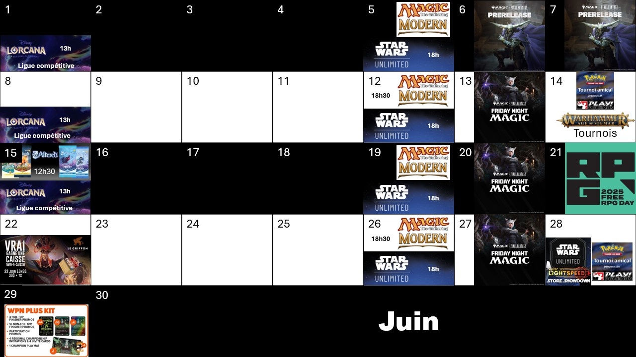 Événement de juin