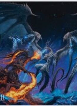 UP Playmat: Holofoil: Magic: The Gathering - Final Fantasy: Bahamut and Ifrit