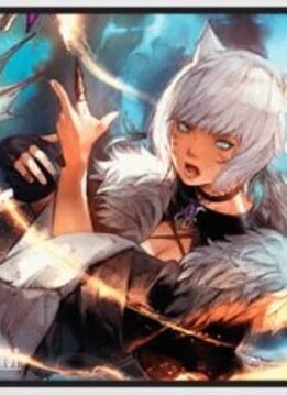 UP Playmat: Stitched (Black): Magic: The Gathering - Final Fantasy: Y'shtola Rhul