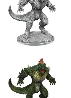 D&D Unpainted Minis: Wave 21 - Lizardfolk Render