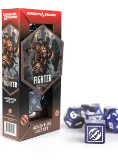 Dungeons & Dragons Adventure: Dice Set - Fighter Blue
