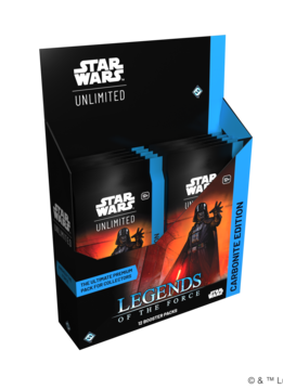 Star Wars Unlimited - Legends of the Force: Carbonite Booster Display (12 Pack) (EN)