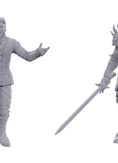 Dnd Unpainted Minis Special Edition Baldur'S Gate 3 - Sarevok Anchev & Raphael