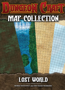 Dungeon Craft Battle Map: Lost World 4Pk