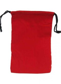 Sac de Dés en Tissu - Grand Rouge