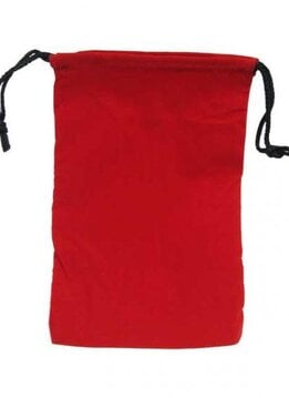 Sac de Dés en Tissu - Grand Rouge