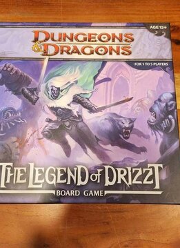 The Legend of Drizzt Boardgame **ENDOMMAGÉ**