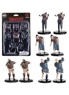 Monster Miniature Set de Figurine Zombies Peinturé 8pk