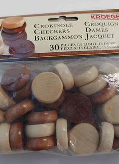 Crokinole 30 Pcs Wooden Disks