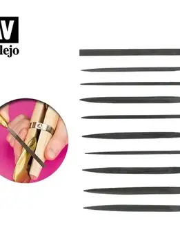 Vallejo Tools : Set of 10 Needle File