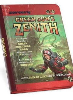 UG Zipfolio 360 Xenoskin Mtg Edge Of Eternities V5 - Green Sun's Zenith