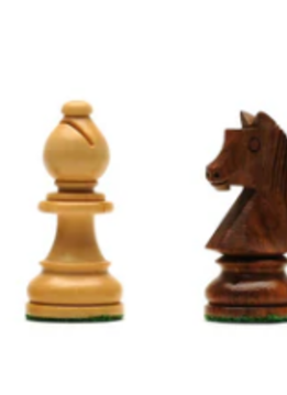 Classic Staunton Chess Pieces - Weighted with 3 in. King