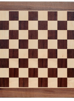 Classic Chess Board - Walnut Wood with Rounded Corners 16 in