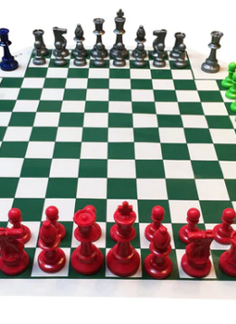 4 Way Chess Set with bag
