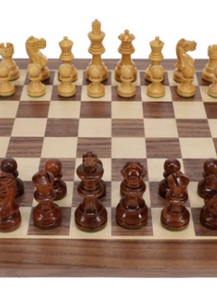 Wooden Staunton Chess Set, 11.5 in