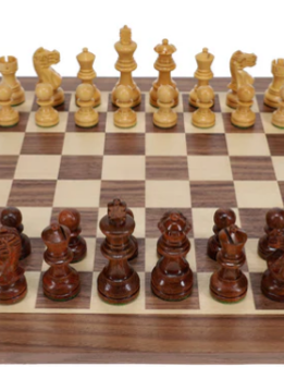 Wooden Staunton Chess Set, 11.5 in