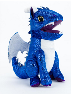 Plush Dice Bag Blue Dragon