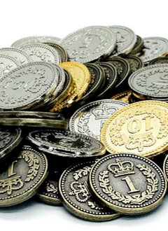 Lisboa Metal Coins: Set of 55 pieces