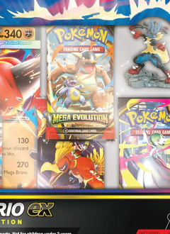 Pokemon Ex Mega Figure Collection Lucario Ex