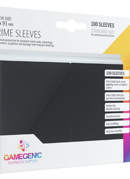 Gamegenic: Prime Sleeves: Black (100ct)