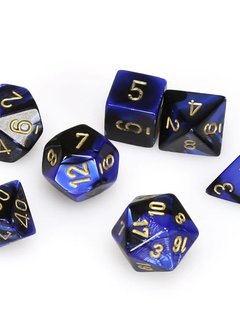 26435 Gemini 7-Die Set Black-Blue/Gold