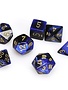 26435 Gemini 7-Die Set Black-Blue/Gold