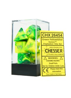 26454 Gemini 7-Die Set Green-Yellow/Silver