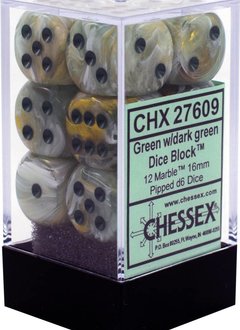 27609 Green w/dark green Marble