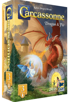 Carcassonne: Ext 3: Dragon & Fee Nouvelle Version (FR)