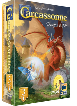 Carcassonne: Ext 3: Dragon & Fee Nouvelle Version (FR)