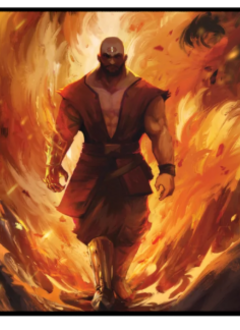 Playmat MTG Avatar: Combustion Man