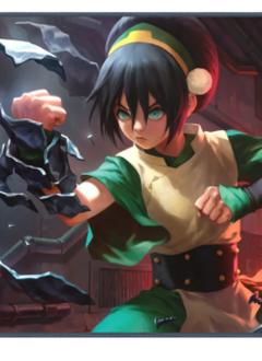Playmat MTG Avatar: Toph, The First Metalbender