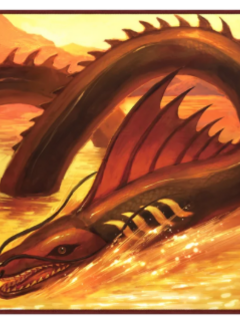 Playmat MTG Avatar: Unagi of Kyoshi Island