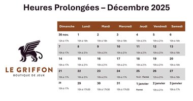 Heures  prolongées - Décembre 2025