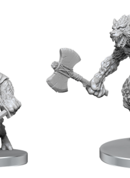 PF Unpainted Minis wv26 Werewolf & Wereboar
