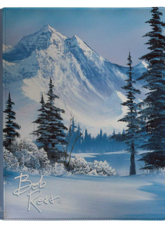 Zip Binder Pro 9pkt Bob Ross Winter Paradise