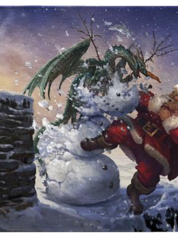 Dragonshield Playmat & Tube Christmas 2025