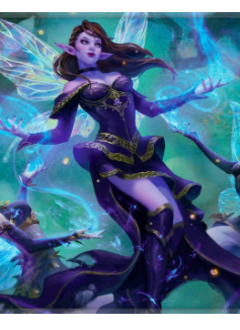 Playmat MTG Commander Series Alela Stitched