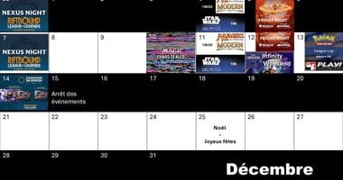 Événement en décembre