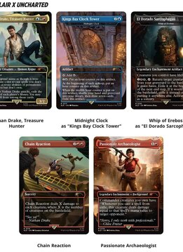 MTG Secret Lair Playstation: Uncharted Saga of Thieves Regular