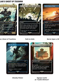 MTG Secret Lair Playstation: Ghost of Tsushima Regular
