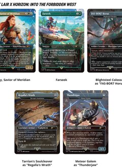 MTG Secret Lair Playstation: Horizon Into the Forbidden West Regular