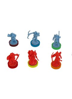 War of the Ring: Coloured Plastic Rings - Core Set